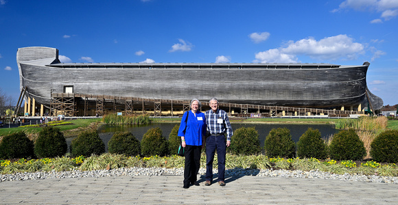 Linda and David at the Ark Encounter. 11-4-22